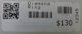 53mm X 20mm Jewellery Label Close Up