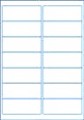 A4 Sheet Labels - 14 Labels Per Page LA414