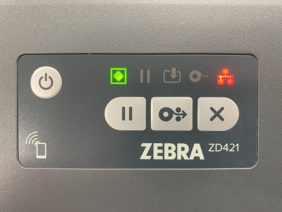 ZD421 printer panel overview
